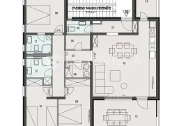 Kaštela, trosoban stan 104,2 m2, 2 kat, 2 parkirna mjesta, vrt i kamin, Kaštela, Appartamento