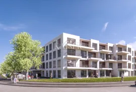 Istra, Umag – dvosoban stan u novogradnji 71m2, prizemlje sa okućnicom, Umag, Kвартира