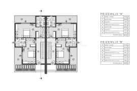 ROH BAU duplex kuća u izgradnji VALTURA (Kuća A), Ližnjan, Famiglia