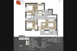 Brodarica - luksuzan trosoban apartman A1, Šibenik - Okolica, Stan