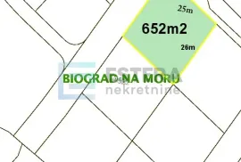 GRAĐEVINSKO zemljište prodaja 625 m2  Biograd na Moru, Biograd Na Moru, Terra