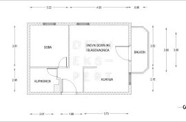 Gaišće, Sesvete, dvosoban stan na 1. katu s balkonom - 51m2, Flat