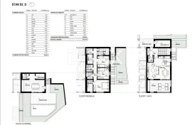 RIJEKA, KOSTRENA - ekskluzivan dvoetažni stan 164,90 m2 novogradnja s prekrasnim pogledom na more i bazenom + okućnica 182.60m2 - S2-D, Kostrena, Apartamento