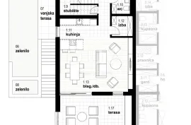 RIJEKA, KOSTRENA - ekskluzivan dvoetažni stan 163,89 m2 novogradnja s prekrasnim pogledom na more i bazenom + okućnica 176.65m2 - S1-D, Kostrena, Appartment