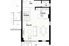 RIJEKA, KOSTRENA - ekskluzivan dvoetažni stan 212,23m2 novogradnja s prekrasnim pogledom na more i bazenom + okućnica 153.70m2 - S2-C, Kostrena, Wohnung