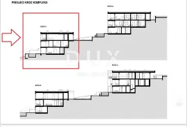 RIJEKA, KOSTRENA - ekskluzivan dvoetažni stan 212,23m2 novogradnja s prekrasnim pogledom na more i bazenom + okućnica 153.70m2 - S2-C, Kostrena, Διαμέρισμα