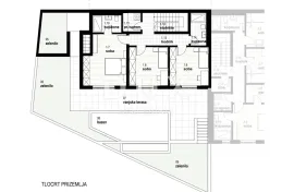 RIJEKA, KOSTRENA - ekskluzivan dvoetažni stan 147m2 novogradnja s prekrasnim pogledom na more i bazenom + okućnica 151.75m2 - S1-C, Kostrena, Διαμέρισμα