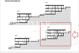 RIJEKA, KOSTRENA - ekskluzivan dvoetažni stan 210,50 m2 novogradnja s prekrasnim pogledom na more i bazenom + okućnica 350,93 m2 - S2-B, Kostrena, Apartamento