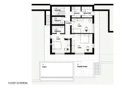 RIJEKA, KOSTRENA - ekskluzivan dvoetažni stan 210,50 m2 novogradnja s prekrasnim pogledom na more i bazenom + okućnica 350,93 m2 - S2-B, Kostrena, Apartamento