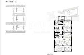 RIJEKA, KOSTRENA - ekskluzivan stan 138,86 m2 novogradnja s prekrasnim pogledom na more + okućnica 72.56m2 - S1-B, Kostrena, Kвартира