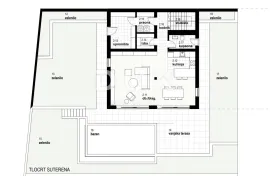 RIJEKA, KOSTRENA - ekskluzivan dvoetažni stan 209,14m2 novogradnja s prekrasnim pogledom na more i bazenom + okućnica 356,39 m2 - S2-A, Kostrena, Kвартира