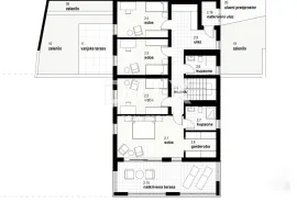 RIJEKA, KOSTRENA - ekskluzivan dvoetažni stan 209,14m2 novogradnja s prekrasnim pogledom na more i bazenom + okućnica 356,39 m2 - S2-A, Kostrena, Kвартира