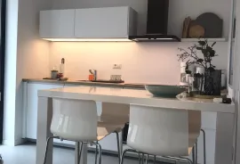 DVOJNA KUĆA S 2 APARTMANA, BLIZINA CENTRA - MALINSKA, KRK, Malinska-Dubašnica, Famiglia