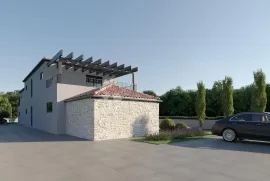 ISTRA, ŠIŠAN- NOVO-- DVOJNA VILA SA BAZENOM, Ližnjan, Дом