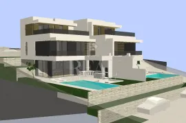 Dvojna kuća sa bazenom 250m2 sa bazenom 30m2, Vodice, Casa