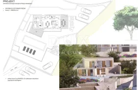 OPATIJA, BREGI- Građevinsko zemljište 10250m2 s panoramskim pogledom na more s idejnim projektom za  ville s bazenom, Matulji, Arazi