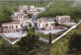 OPATIJA, BREGI- Građevinsko zemljište 10250m2 s panoramskim pogledom na more s idejnim projektom za  ville s bazenom, Matulji, Arazi