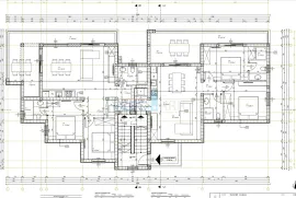 Malinska, okolica, novogradnja, dva apartmana 131 m2 na katu i prizemlju sa okućnicom, Malinska-Dubašnica, Wohnung