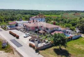 Savudrija, okolica. Opremljen restoran sa apartmanima i bazenom, Umag, Commercial property