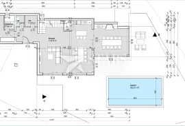 Otok Krk, Muraj - građevinsko zemljište 933 m2 sa projektom, Krk, Zemljište