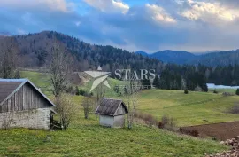 Gorski kotar, Brestova Draga - građevinski teren sa predivnim pogledom 1005 m2, Mrkopalj, Terra