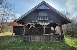 Gorski kotar, Lič, okolica -  hrastova brvnara na osami, Fužine, Casa