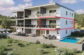 Istra, Novigrad - dvosoban stan sa dnevnim boravkom, 68m2, prvi kat, Novigrad, شقة