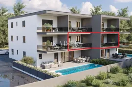 Istra, Novigrad - dvosoban stan sa dnevnim boravkom, 66m2; prvi kat, Novigrad, شقة