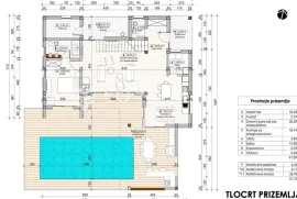 Istra, Kaštelir - građevinsko zemljište 932 m2 s pogledom na more i idejnim projektom, Kaštelir-Labinci, Terrain