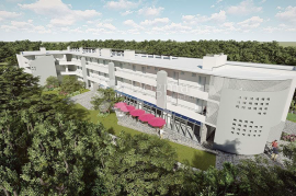 ISTRA ROVINJ – ZEMLJIŠTE I PROJEKT SA GRAĐEVINSKOM DOZVOLOM ZA HOTEL OD 64 SMJEŠTAJNE JEDINICE, Kanfanar, Propiedad comercial