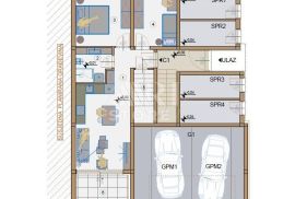 Pula - stan, 56m2, 2 sobe, prizemlje, Pula, Appartamento