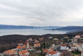 OTOK KRK, RISIKA - Građevinsko zemljište s otvorenim pogledom na more, Vrbnik, Tierra