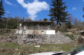 OPATIJA, IČIĆI, POLJANE- građevinsko zemljište 4400m2 S GRAĐEVNOM DOZVOLOM!!! i s pogledom na more + kuća starina 130m2, Opatija - Okolica, Γη