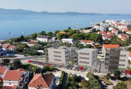 ZADAR, SUKOŠAN, 2s+db stan penthouse u vrhunskoj novogradnji s pogledom na more, Sukošan, Apartamento