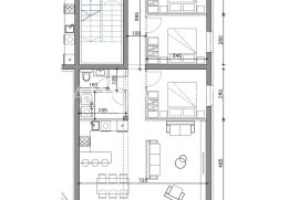 APARTMANI U NOVOGRADNJI S POGLEDOM NA MORE I GRATIS PARKINGOM - SUKOŠAN, Sukošan, Wohnung