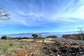 ISTRA, LABIN OKOLICA, VELIKO ZEMLJIŠTE S POGLEDOM NA MORE I DOZVOLAMA, Labin, Land