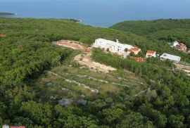 ISTRA, LABIN OKOLICA, VELIKO ZEMLJIŠTE S POGLEDOM NA MORE I DOZVOLAMA, Labin, Land