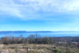 ISTRA, LABIN OKOLICA, VELIKO ZEMLJIŠTE S POGLEDOM NA MORE I DOZVOLAMA, Labin, Land