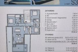 PAG, NOVALJA - Penthouse s bazenom, S3, Z2, Novalja, Apartamento