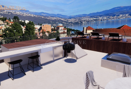 OPATIJA FANTASTIČAN PENTHOUSE U NOVOGRADNJI S BAZENOM, Opatija, Flat