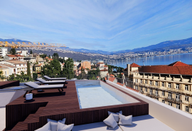 OPATIJA FANTASTIČAN PENTHOUSE U NOVOGRADNJI S BAZENOM, Opatija, Flat