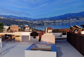 OPATIJA FANTASTIČAN PENTHOUSE U NOVOGRADNJI S BAZENOM, Opatija, Flat