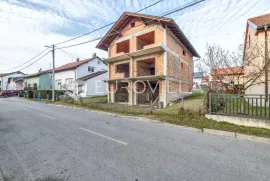 Dugo selo, roh bau kuća na zemljištu od 582 m2, Maison