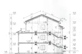 OPATIJA, POBRI - započeta gradnja 100m2 S GRAĐEVNOM DOZVOLOM!!! + okućnica 1200m2, Opatija - Okolica, House