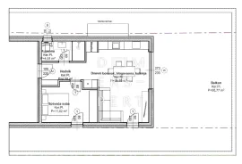 Sesvete, Sesvete, centar, dvosoban stan na 3. katu, 72 m2, Kвартира