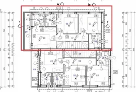 OTOK KRK, MALINSKA - Moderna dvojnica, bazen, parking, pogled, Malinska-Dubašnica, Casa