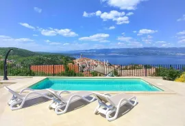 Otok Krk, Vrbnik- moderna vila 127m2 panoramskim pogledom, Vrbnik, Famiglia