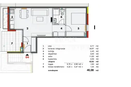 STAN, PRODAJA, NOVOGRADNJA, ZAGREB, JAKUŠEVEC, 46 m2, 2-soban, Zagreb, Appartamento