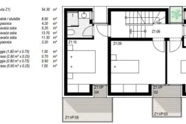 Kuće u nizu Zagreb Perjavica 124,09 m2 novogradnja bez provizije!, Zagreb, House