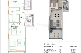 Makarska Novogradnja 3soban 68m2 (2min. pješke od mora), Makarska, Flat